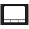 vidaXL TV Cabinet Black oak 59.84 x 8.66 x 44.49 in Engineered wood