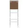 vidaXL Storage Rack Brown Iron, non-woven fabric Space-saving design