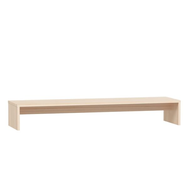 vidaXL Monitor Stand 39.4x10.6x5.9" Solid Wood Pine