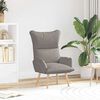 vidaXL Armchair Taupe 27.17 x 29.13 x 36.61 in Fabric
