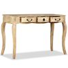 vidaXL Console Table Whitewashed mango wood Solid mango wood Large