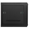 vidaXL Network Cabinet with Storage Black 53 x 60 x 45 cm Steel