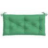 vidaXL Patio Bench Cushion Green 43.3x19.7x2.8" Oxford Fabric