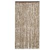 vidaXL Insect Curtain Beige and Brown 39.4x86.6" Chenille