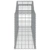 vidaXL Gabion Basket Set of 25 Silver Galvanized Iron Large