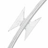 vidaXL Clipped Concertina Razor Wire Galvanized Steel 984.3'