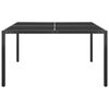 vidaXL Outdoor Dining Set Anthracite, Black, Gray