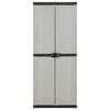 vidaXL Garden Storage Cabinet Grey PVC Medium Garden Storage Cabinet