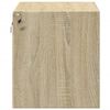 vidaXL Wall-mounted Bedside Cabinet Set of 2 Sonoma Oak Engineered wood