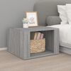 vidaXL Bedside Table Grey sonoma Engineered wood Medium Bedside Table
