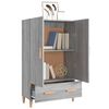 vidaXL Highboard Grey Sonoma Engineered Wood Medium Storage Highboard