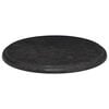 vidaXL Table Top Black Marble 15.7in x 1.0in Durable Table Top Round