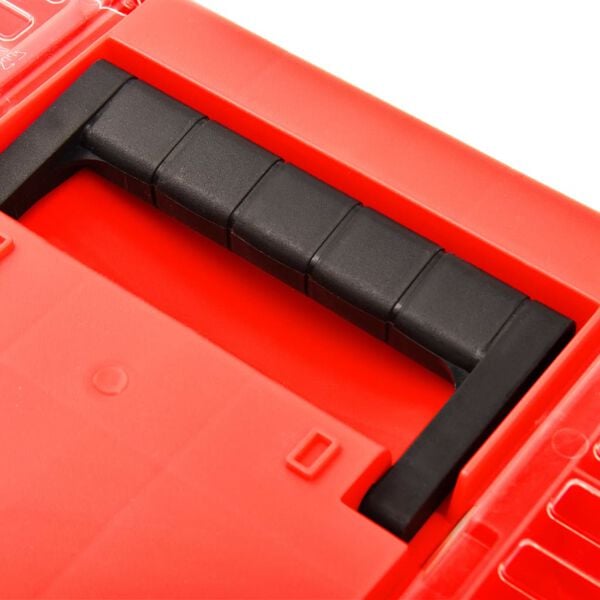 vidaXL Tool Box Plastic 18.19x10.08x9.53" Red