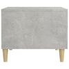 vidaXL Coffee Table Concrete Grey Engineered Wood Medium Coffee Table