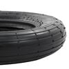 vidaXL Tire And Inner Tube Black Rubber 3.50-8 4PR