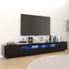 vidaXL TV Cabinet Black Engineered wood Standard TV Cabinet