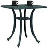 vidaXL Garden Table Green Cast Aluminum Medium Durable Garden Table