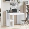 vidaXL Office Desk White Engineered wood Compact Office Desk