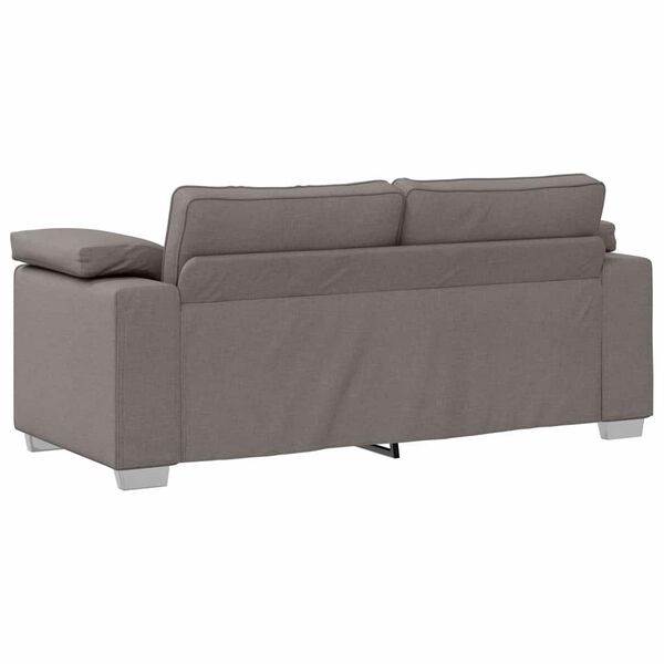vidaXL Sofa Taupe 70.87 x 30.31 x 32.28 in Fabric