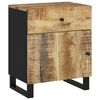 vidaXL Bedside Cabinet Natural Wood Solid Mango Wood Medium Storage