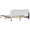 vidaXL Bed Frame White and Black