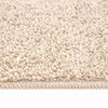 vidaXL Anti-slip Shaggy Rug Cream 63" x 63" PP