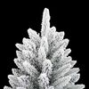 vidaXL Artificial Christmas Tree with 300 LEDs White 82.68 in