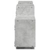 vidaXL Wall Shelf Concrete gray Engineered wood 50.8x7.1x16.5 in