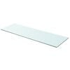 vidaXL Glass Panel Clear Tempered glass 35.4 x 11.8 in Glass surface