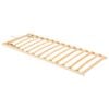vidaXL Slatted Bed Base Natural Solid beechwood, birch plywood