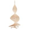 vidaXL Christmas Trees with Stand Natural 82.7" Solid pine wood