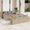 vidaXL Garden Sofa Set Beige