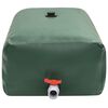 vidaXL Water Tank Green PVC Large Foldable Water Tank Rectangular