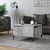 vidaXL Coffee Table Concrete Grey Engineered Wood Medium Coffee Table