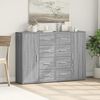 vidaXL Sideboard Grey Sonoma Engineered Wood Medium Sideboard