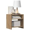 vidaXL Bedside Cabinet Artisan oak Engineered wood Small Bedside Cabinet
