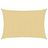 vidaXL Sun Shade Sail Sand 8.2x6.6' 100% Polyester Oxford