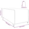 vidaXL Outdoor Furniture Cover 205 x 100 x 70 cm 420D Oxford Fabric