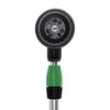 vidaXL Telescopic Spray Lance Green and black Aluminum, ABS, TPR Medium
