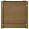 vidaXL Planter Set of 2 Honey Brown Solid Pinewood Standard Planters