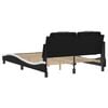 vidaXL Bed Frame Black and White