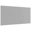 vidaXL Kitchen Backsplash Light grey 39.37 x 19.69 x 0.24 in