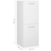 vidaXL Bathroom Furniture Set White Engineered wood, acrylic S