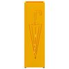 vidaXL Umbrella Stand Mustard 15.5 x 15.5 x 49 cm Metal
