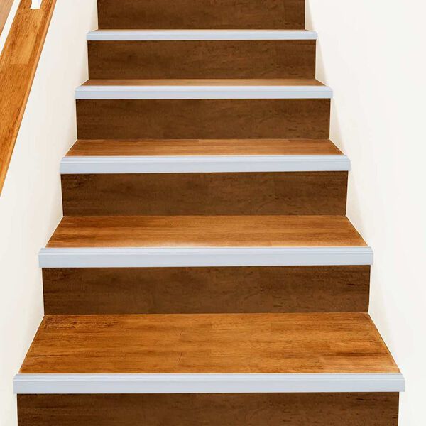 vidaXL Stair Nosings 10 pcs Silver 67 cm Aluminium