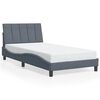 vidaXL Bed Frame Dark Grey
