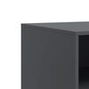 vidaXL TV Cabinet Set of 2 Anthracite Cold-rolled steel