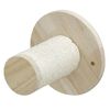 Kerbl Cat Climbing Wall White, Natural Solid wood, Sisal 20.5x5.5x13.0 in