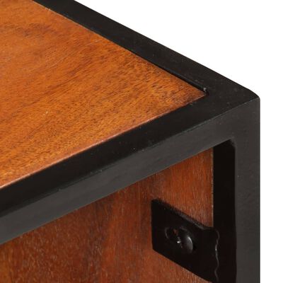 vidaXL Bed Cabinet 15.7"x11.8"x19.7" Solid Acacia Wood