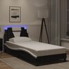 vidaXL Bed Frame Black and White